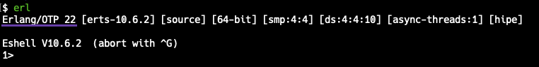 command erl return