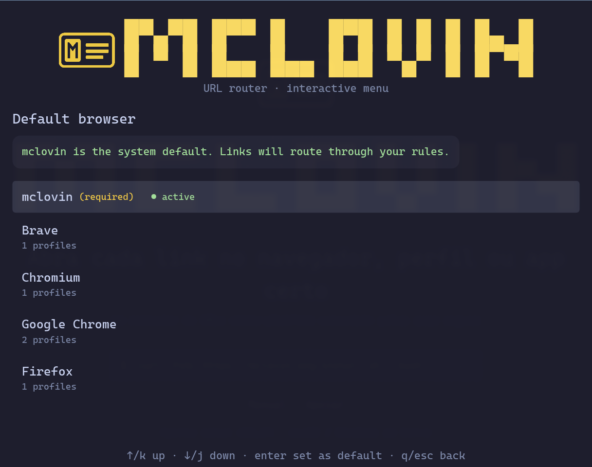 Default browser