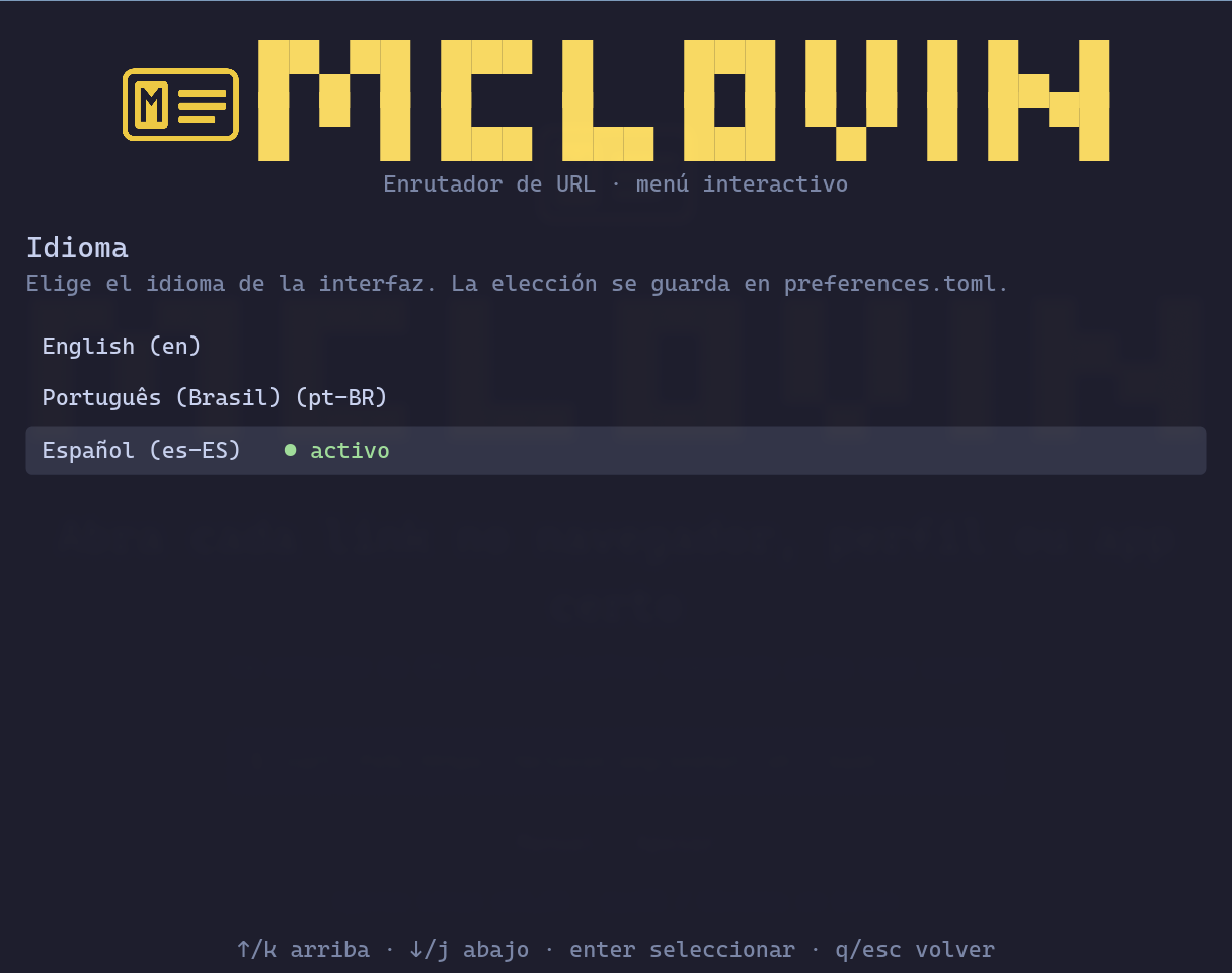 Selector de idioma